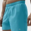 5" Traction Running Short - Blue Breeze