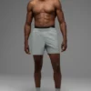 5" Traction Running Short - Lunar Grey