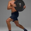 5" Traction Running Short - Navy