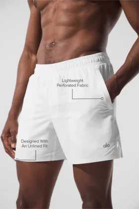 5″ Traction Running Short – White