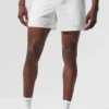 5" Traction Running Short - White