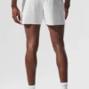 5" Traction Running Short - White