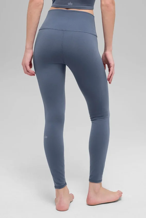 7/8 High-Waist Airbrush Legging - Bluestone