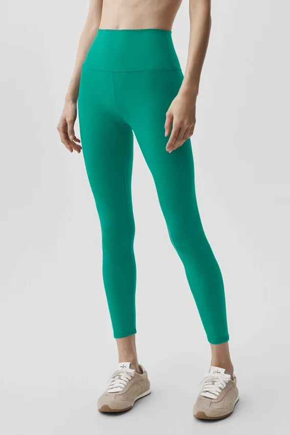 7/8 High-Waist Airbrush Legging - Emerald Isle