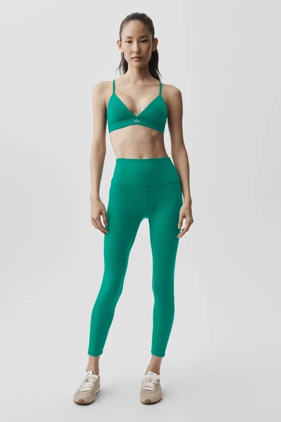 7/8 High-Waist Airbrush Legging - Emerald Isle