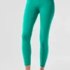 7/8 High-Waist Airbrush Legging - Spruce Green