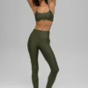 7/8 High-Waist Airlift Legging - Green Olive