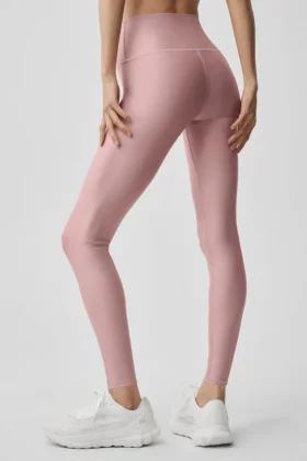 7/8 High-Waist Airlift Legging – Vintage Pink