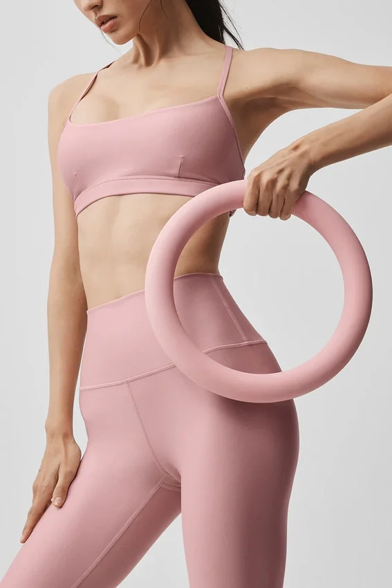 7/8 High-Waist Airlift Legging - Vintage Pink