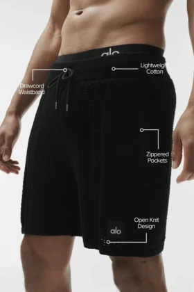 7″ Coastline Knit Short – Black