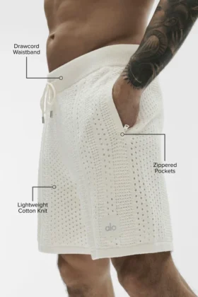 7″ Coastline Knit Short – Ivory