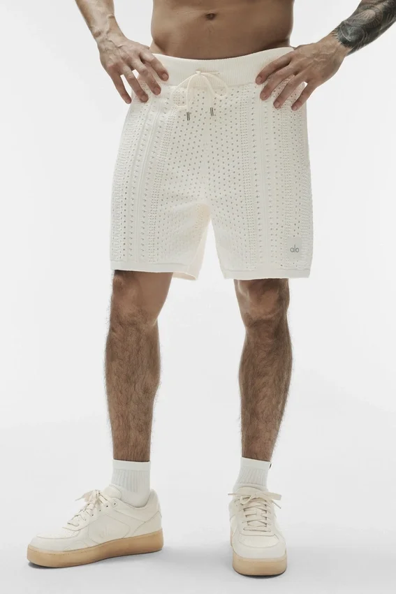 7" Coastline Knit Short - Ivory