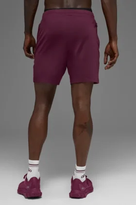 7″ Conquer React Performance Short – Burgundy