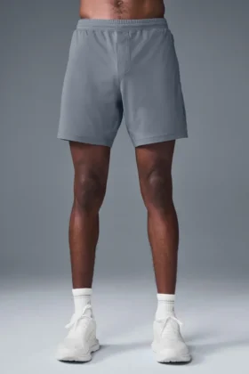 7" Conquer React Performance Short - Steel Grey