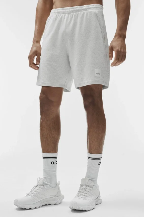 7" Double Take Short - White Heather