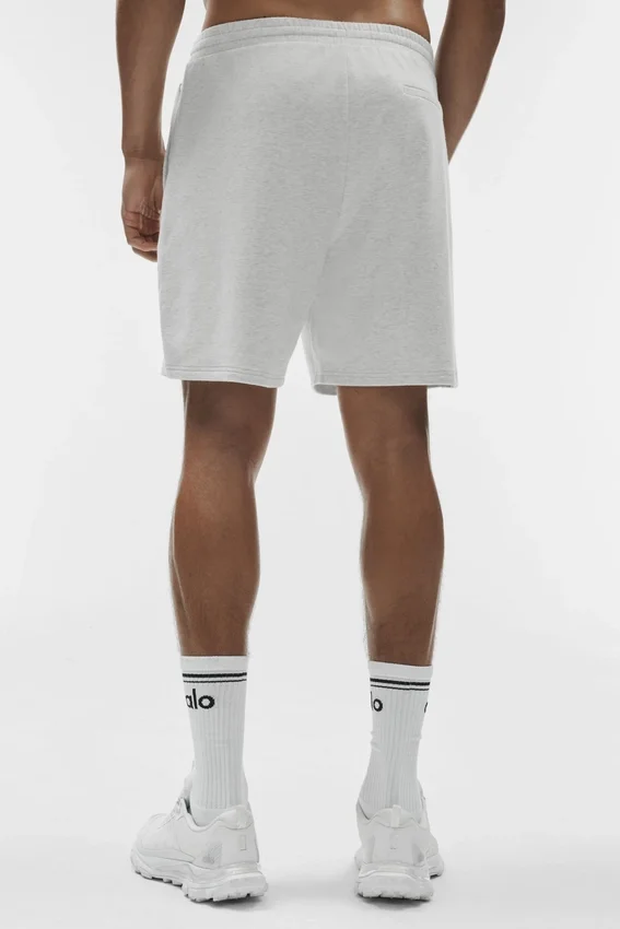 7" Double Take Short - White Heather