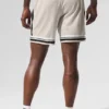 7" Key Mesh Basketball Short - Bone