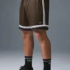 7" Key Mesh Basketball Short - Espresso