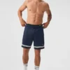 7" Key Mesh Basketball Short - Navy