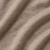 Linen Jersey Coastal Long Sleeve Pullover - Gravel