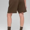 7" Pinstripe Short - Espresso Pinstripe