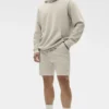7" Waffle Lounge Short - Bone