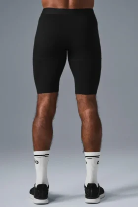 9″ Flight Compression Short – Black