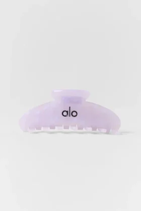 90’S Claw Clip – Light Provence Blue Marble