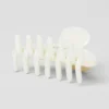 90'S Claw Clip - White Pearl