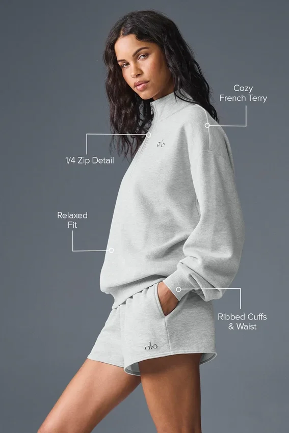 Accolade 1/4 Zip Pullover - Athletic Heather Grey