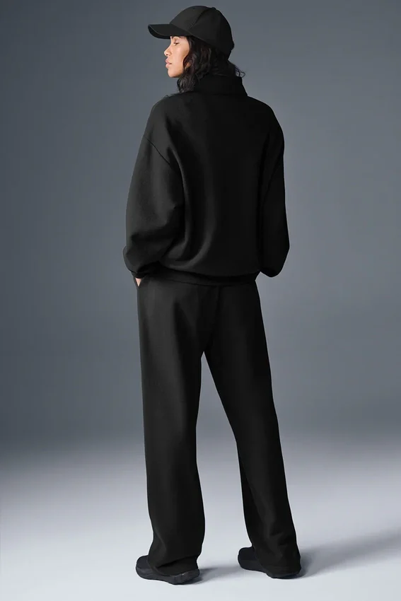 Accolade 1/4 Zip Pullover - Black