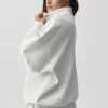 Accolade 1/4 Zip Pullover - White Heather