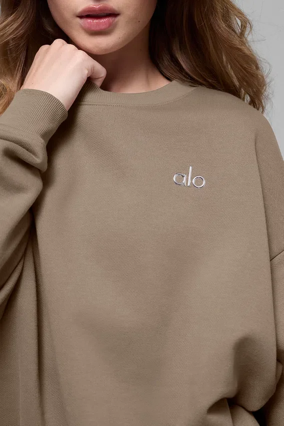 Accolade Crew Neck Pullover - Gravel