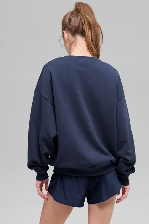 Accolade Crew Neck Pullover - Navy