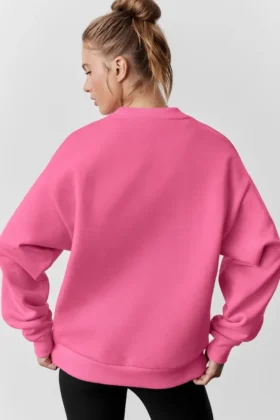 Accolade Crew Neck Pullover – Paradise Pink