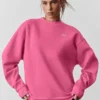 Accolade Crew Neck Pullover - Paradise Pink