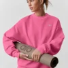 Accolade Crew Neck Pullover - Paradise Pink