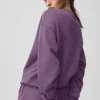 Accolade Crew Neck Pullover - Plum Kiss