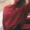 Accolade Crew Neck Pullover - Summer Romance Red