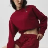 Accolade Crew Neck Pullover - Summer Romance Red