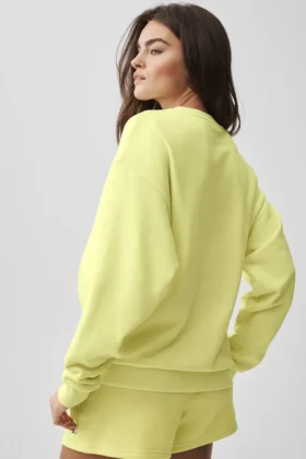 Accolade Crew Neck Pullover – Sunshine