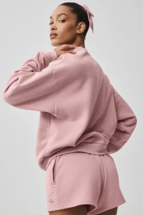 Accolade Crew Neck Pullover – Vintage Pink