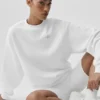 Accolade Crew Neck Pullover - White