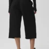Accolade Cutoff Sweatpant - Black