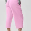 Accolade Cutoff Sweatpant - Candy Heart Pink