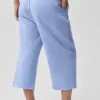 Accolade Cutoff Sweatpant - Light Provence Blue