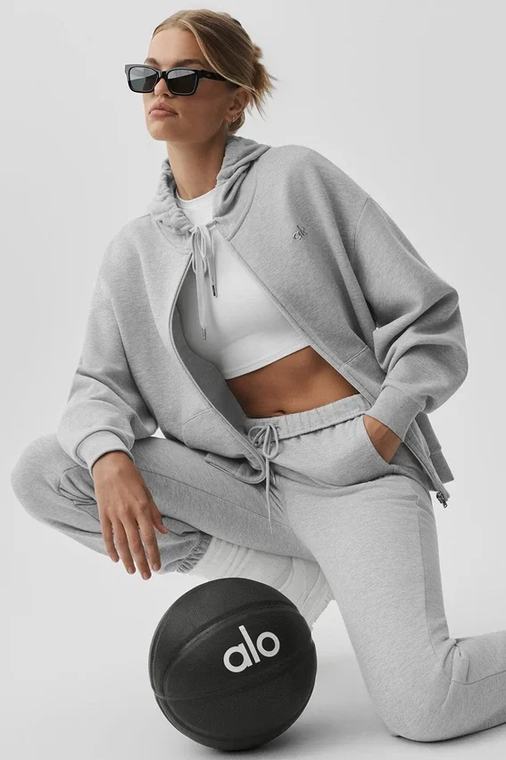 Accolade Full Zip Hoodie - Athletic Heather Grey