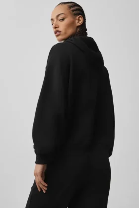 Accolade Full Zip Hoodie – Black