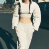 Accolade Straight Leg Sweatpant - Bone