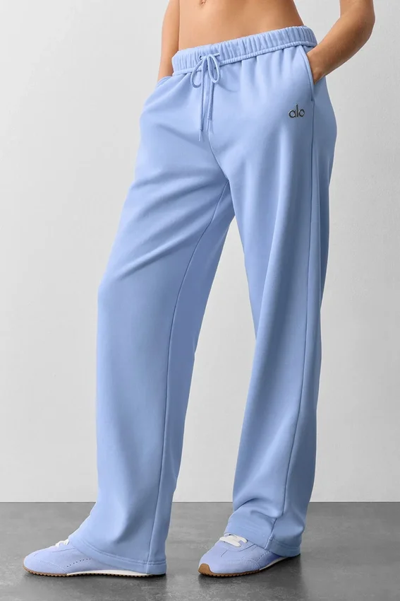 Accolade Straight Leg Sweatpant - Light Provence Blue